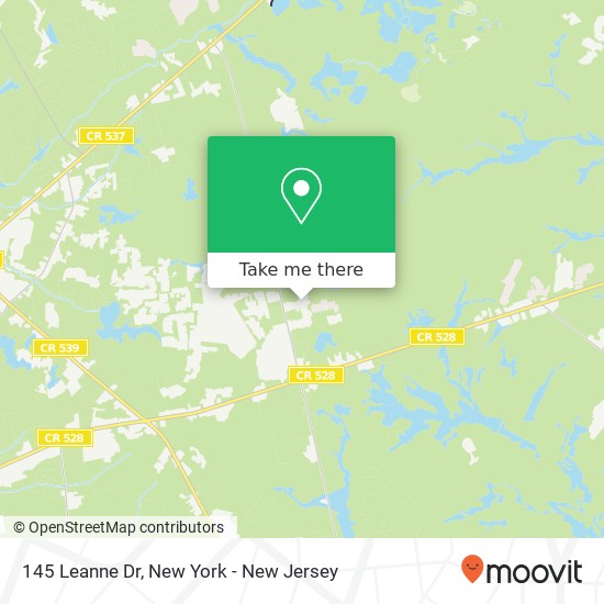 145 Leanne Dr, New Egypt, NJ 08533 map