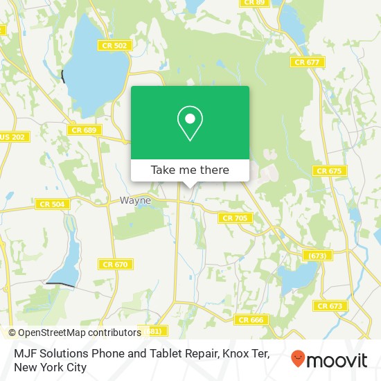 Mapa de MJF Solutions Phone and Tablet Repair, Knox Ter