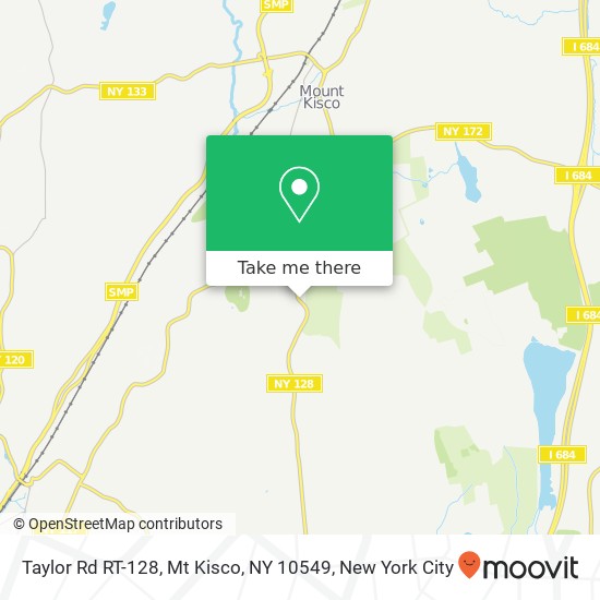 Mapa de Taylor Rd RT-128, Mt Kisco, NY 10549