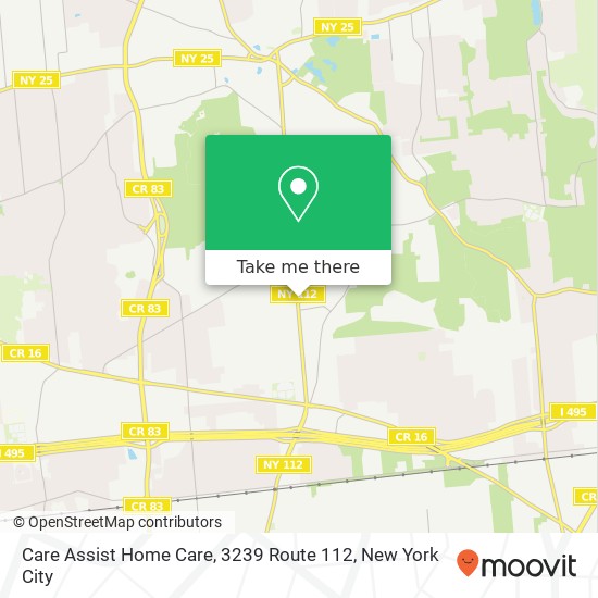 Mapa de Care Assist Home Care, 3239 Route 112