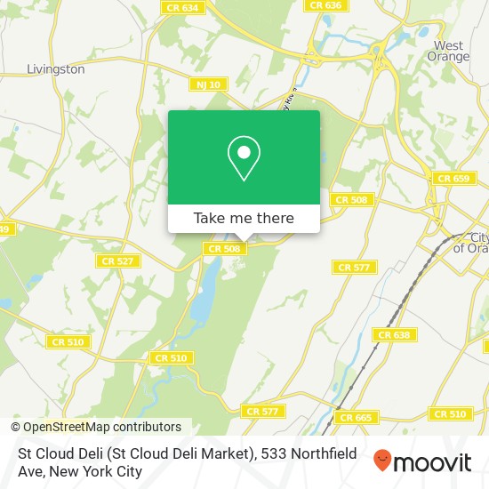 St Cloud Deli (St Cloud Deli Market), 533 Northfield Ave map