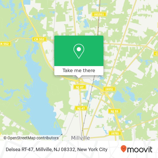 Delsea RT-47, Millville, NJ 08332 map