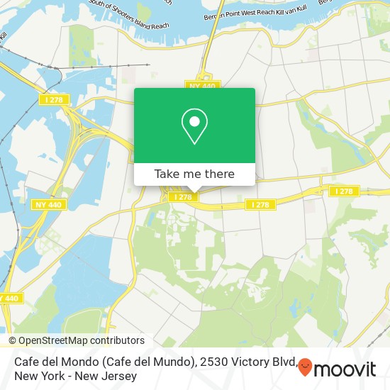 Cafe del Mondo (Cafe del Mundo), 2530 Victory Blvd map