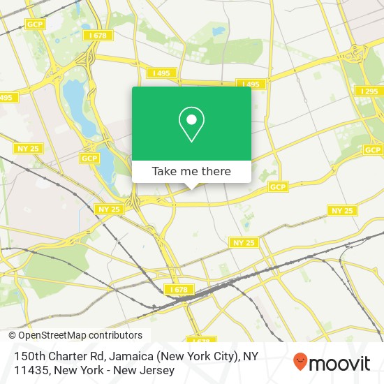 150th Charter Rd, Jamaica (New York City), NY 11435 map