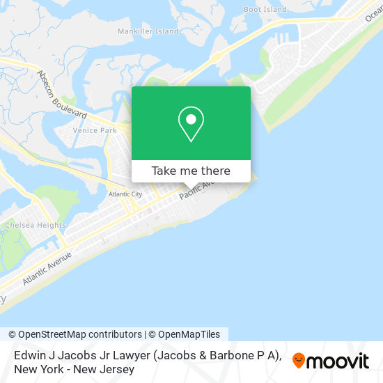 Mapa de Edwin J Jacobs Jr Lawyer (Jacobs & Barbone P A)