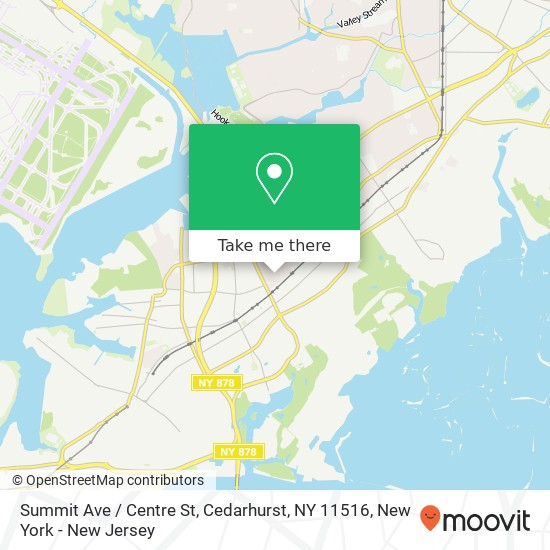Mapa de Summit Ave / Centre St, Cedarhurst, NY 11516