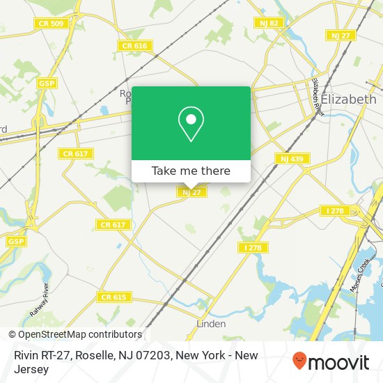 Rivin RT-27, Roselle, NJ 07203 map