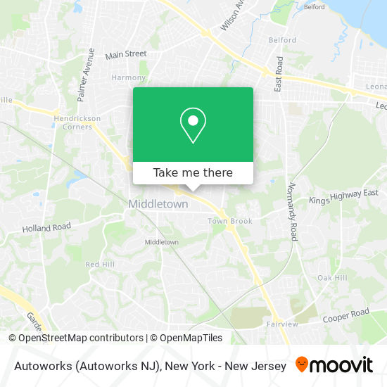 Mapa de Autoworks (Autoworks NJ)