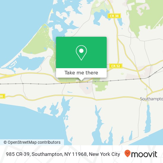 985 CR-39, Southampton, NY 11968 map
