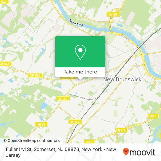 Fuller Irvi St, Somerset, NJ 08873 map