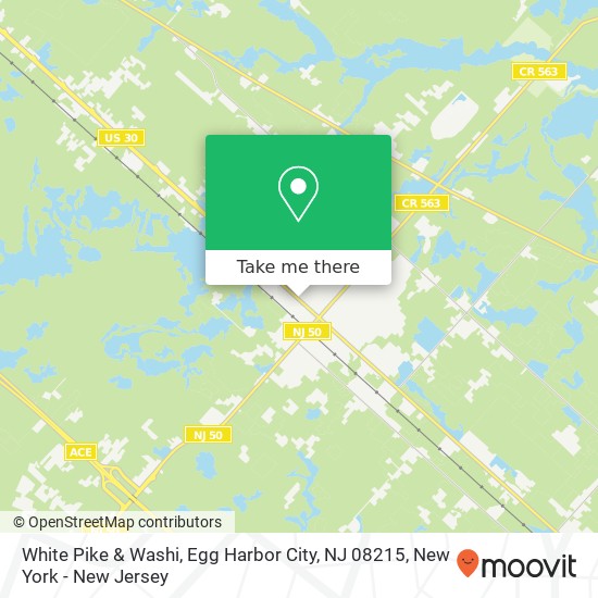 White Pike & Washi, Egg Harbor City, NJ 08215 map