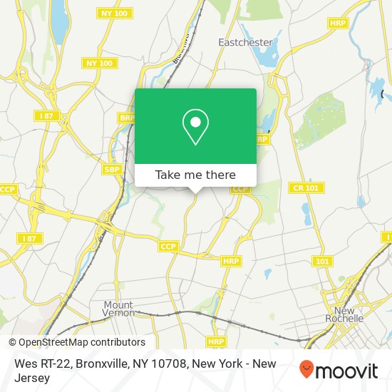 Wes RT-22, Bronxville, NY 10708 map
