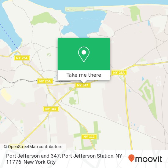 Mapa de Port Jefferson and 347, Port Jefferson Station, NY 11776