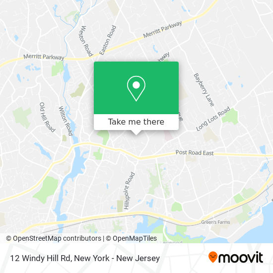 Mapa de 12 Windy Hill Rd