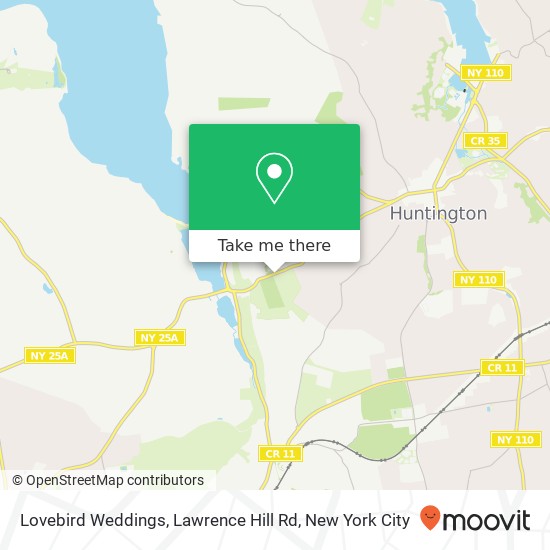 Lovebird Weddings, Lawrence Hill Rd map