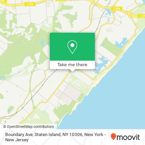 Boundary Ave, Staten Island, NY 10306 map