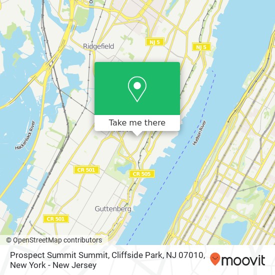 Prospect Summit Summit, Cliffside Park, NJ 07010 map