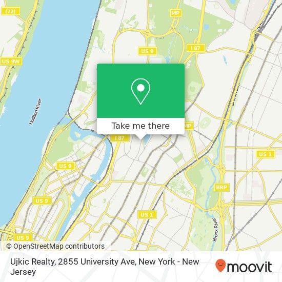 Ujkic Realty, 2855 University Ave map