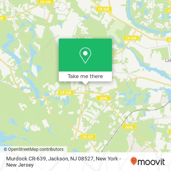 Murdock CR-639, Jackson, NJ 08527 map