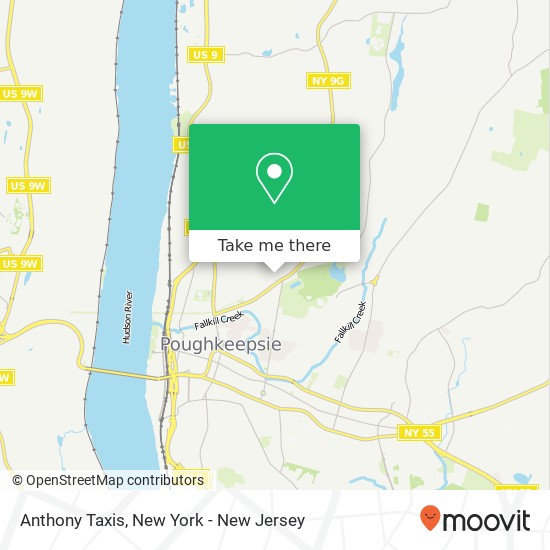 Anthony Taxis map
