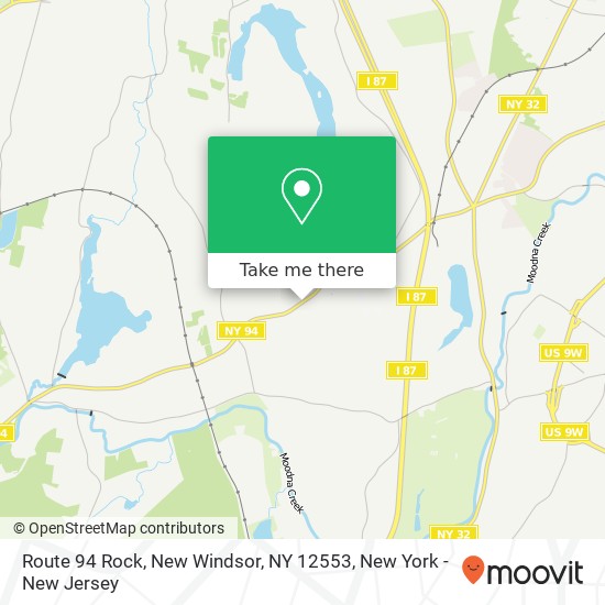Route 94 Rock, New Windsor, NY 12553 map