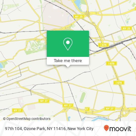 Mapa de 97th 104, Ozone Park, NY 11416