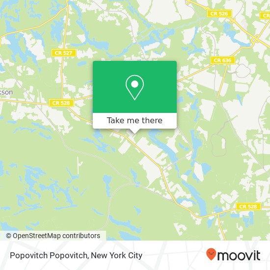 Mapa de Popovitch Popovitch
