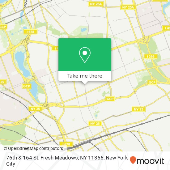 76th & 164 St, Fresh Meadows, NY 11366 map