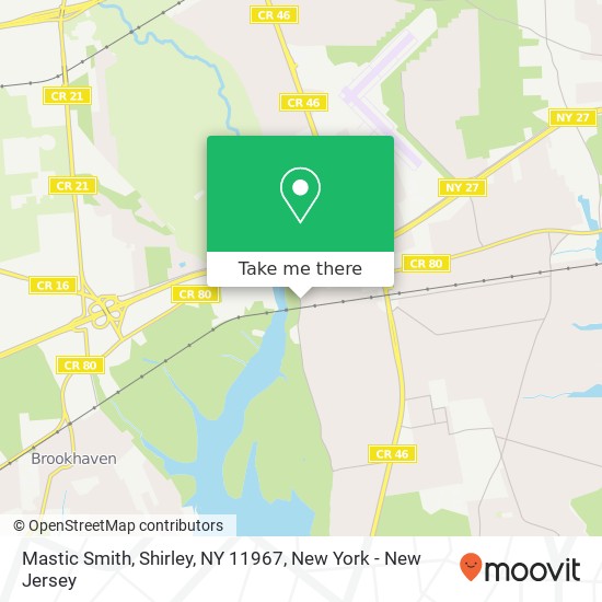 Mastic Smith, Shirley, NY 11967 map