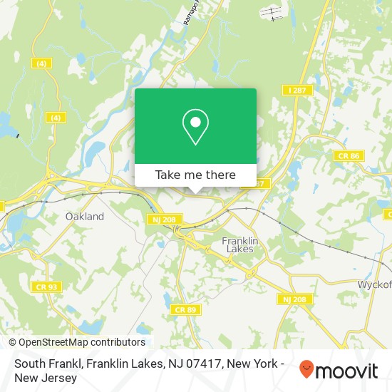 South Frankl, Franklin Lakes, NJ 07417 map