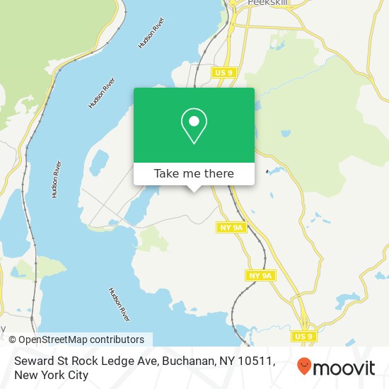 Seward St Rock Ledge Ave, Buchanan, NY 10511 map