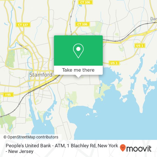 People's United Bank - ATM, 1 Blachley Rd map