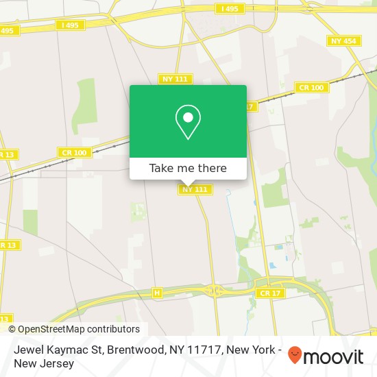 Mapa de Jewel Kaymac St, Brentwood, NY 11717