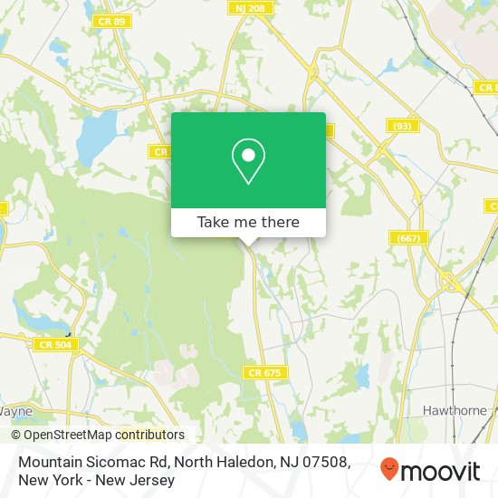 Mountain Sicomac Rd, North Haledon, NJ 07508 map