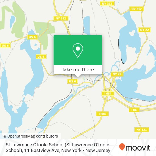 Mapa de St Lawrence Otoole School (St Lawrence O'toole School), 11 Eastview Ave