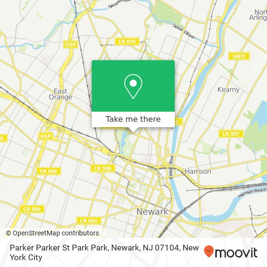 Parker Parker St Park Park, Newark, NJ 07104 map