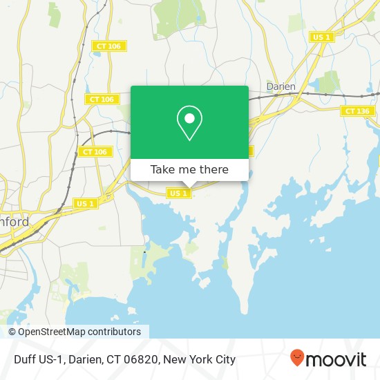 Duff US-1, Darien, CT 06820 map