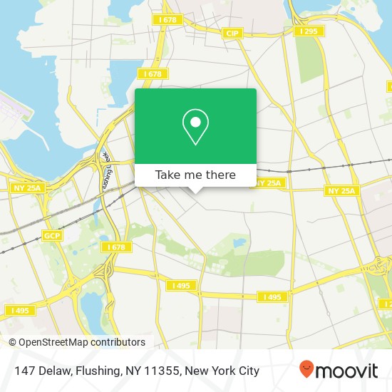 147 Delaw, Flushing, NY 11355 map