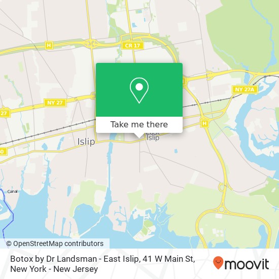 Botox by Dr Landsman - East Islip, 41 W Main St map