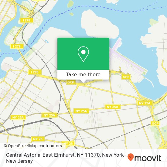 Central Astoria, East Elmhurst, NY 11370 map