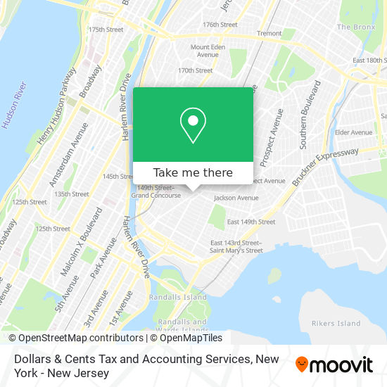 Mapa de Dollars & Cents Tax and Accounting Services