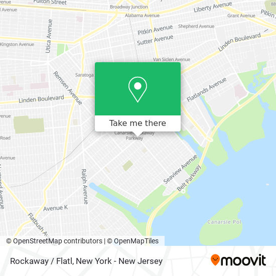 Mapa de Rockaway / Flatl