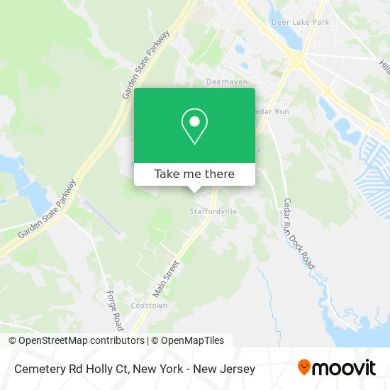 Cemetery Rd Holly Ct map