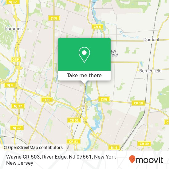 Wayne CR-503, River Edge, NJ 07661 map