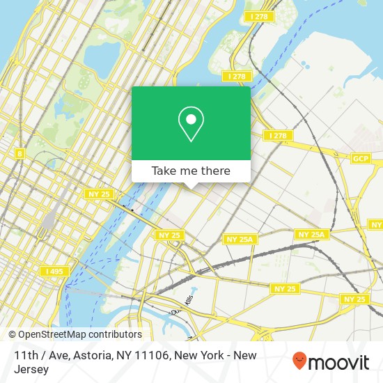11th / Ave, Astoria, NY 11106 map