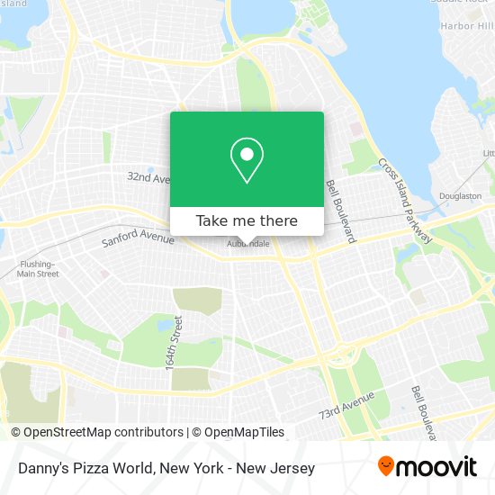 Danny's Pizza World map