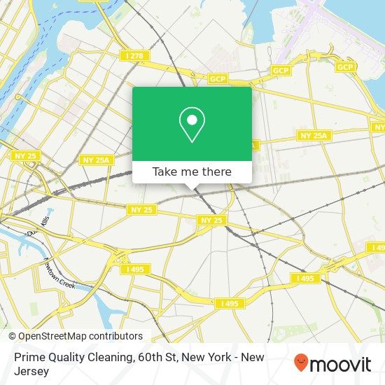 Mapa de Prime Quality Cleaning, 60th St