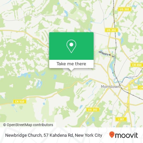 Mapa de Newbridge Church, 57 Kahdena Rd