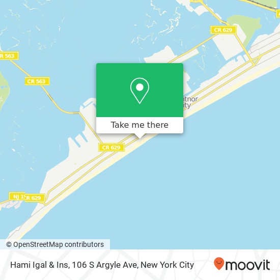 Mapa de Hami Igal & Ins, 106 S Argyle Ave