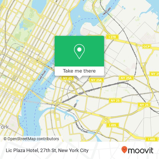 Lic Plaza Hotel, 27th St map